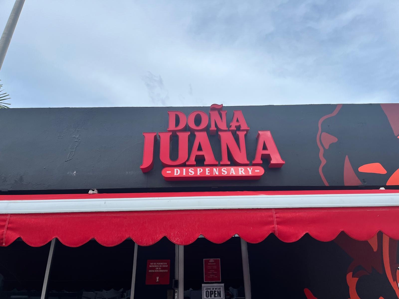 Doña Juana Dispensary storefront